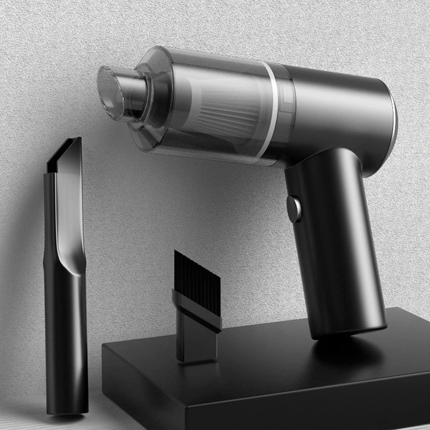 2-in-1 Wireless Air Duster & Super-Suction Vacuum!